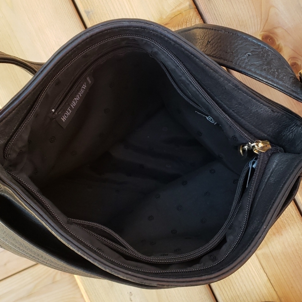 Vtg Holt Renfrew Leather Purse - Picture 6 of 7